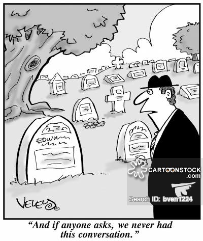 "If anyone asks, we never had this conversation."